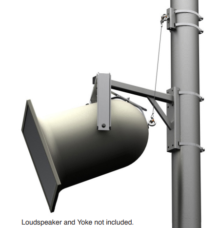 PM-24-6DOWN-G(ADA) POLESTAR - UNIFRAME GALV,OUTDOOR W/ 20" BAND KIT